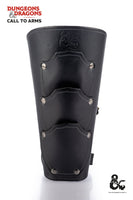 Dungeons & Dragons Fighter Leather Bracers Black-GoblinSmith