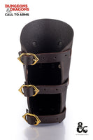 Dungeons & Dragons Fighter Leather Bracers Brown-GoblinSmith