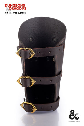 Dungeons & Dragons Fighter Leather Bracers Brown-GoblinSmith