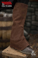 Dungeons & Dragons Leather Gaiters Type 1 Brown-GoblinSmith