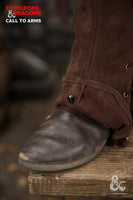 Dungeons & Dragons Leather Gaiters Type 1 Brown-GoblinSmith