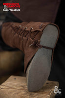 Dungeons & Dragons Leather Gaiters Type 1 Brown-GoblinSmith