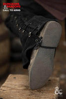 Dungeons & Dragons Leather Gaiters Type 2 Black-GoblinSmith