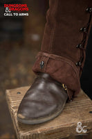 Dungeons & Dragons Leather Gaiters Type 2 Brown-GoblinSmith