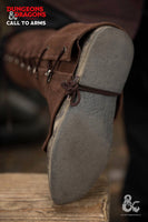 Dungeons & Dragons Leather Gaiters Type 2 Brown-GoblinSmith