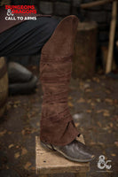 Dungeons & Dragons Leather Gaiters Type 3 Brown-GoblinSmith