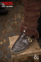 Dungeons & Dragons Leather Gaiters Type 3 Brown-GoblinSmith