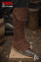Dungeons & Dragons Leather Gaiters Type 4 Brown-GoblinSmith