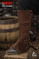 Dungeons & Dragons Leather Gaiters Type 4 Brown-GoblinSmith