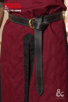 Dungeons & Dragons Leather Belt Black-GoblinSmith