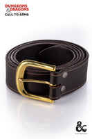 Dungeons & Dragons Leather Belt Brown-GoblinSmith