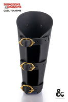Dungeons & Dragons Rogue Leather Bracers Black-GoblinSmith