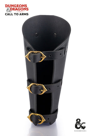 Dungeons & Dragons Rogue Leather Bracers Black-GoblinSmith
