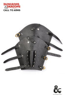 Dungeons & Dragons Rogue Leather Bracers Black-GoblinSmith