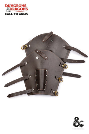 Dungeons & Dragons Rogue Leather Bracers Brown-GoblinSmith