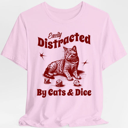 Easily Distracted By Cats & Dice Shirt-GoblinSmith