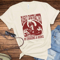 Easily Distracted by Dragons & Books Shirt-GoblinSmith