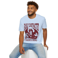 Easily Distracted by Dragons & Books Shirt-GoblinSmith
