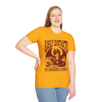 Easily Distracted by Dragons & Books Shirt-GoblinSmith