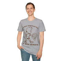 Easily Distracted by Side Quests T-Shirt-GoblinSmith