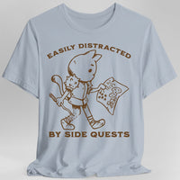 Easily Distracted by Side Quests T-Shirt-GoblinSmith