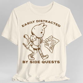 Easily Distracted by Side Quests T-Shirt-GoblinSmith