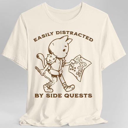 Easily Distracted by Side Quests T-Shirt-GoblinSmith