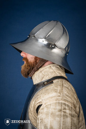 Burgundian Kettle Hat 1,6mm Polished-GoblinSmith