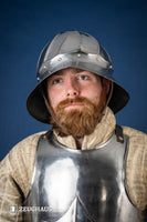 Burgundian Kettle Hat 1,6mm Polished-GoblinSmith