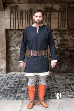 Short Tunic Erik Black-GoblinSmith