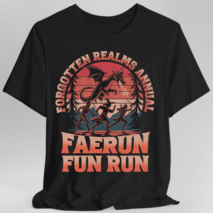 Faerun Fun Run Funny D&D T-shirt-GoblinSmith