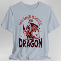 No Damsel In Distress Dragon Feminism Shirt-GoblinSmith