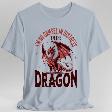 No Damsel In Distress Dragon Feminism Shirt-GoblinSmith