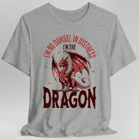 No Damsel In Distress Dragon Feminism Shirt-GoblinSmith