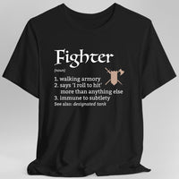 Fighter Class Definition D&D T-Shirt-GoblinSmith