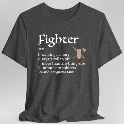 Fighter Class Definition D&D T-Shirt-GoblinSmith
