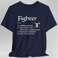Fighter Class Definition D&D T-Shirt-GoblinSmith