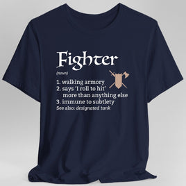 Fighter Class Definition D&D T-Shirt-GoblinSmith