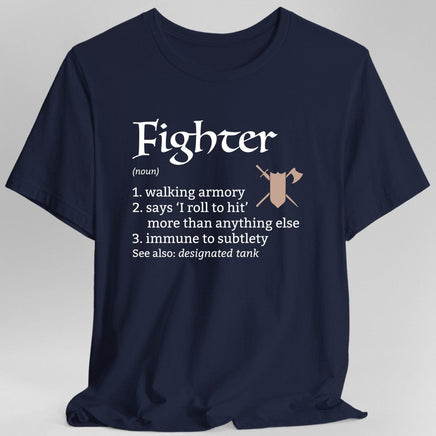 Fighter Class Definition D&D T-Shirt-GoblinSmith