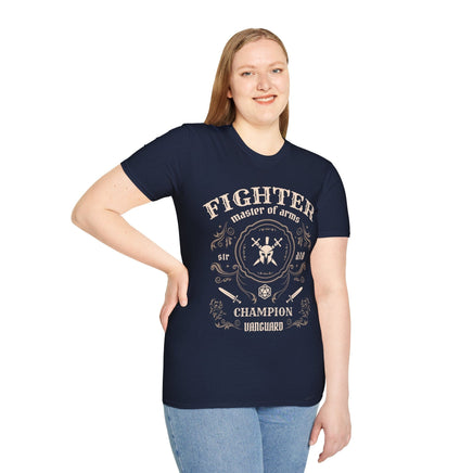 Fighter Class Vintage Label T-Shirt-GoblinSmith