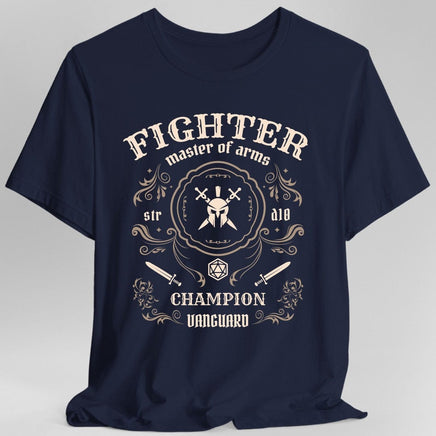 Fighter Class Vintage Label T-Shirt-GoblinSmith