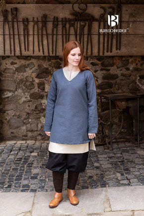 Short Tunic Frekja Grey-GoblinSmith