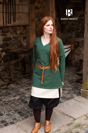 Short Tunic Frekja Green-GoblinSmith