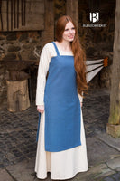 Viking Dress Frida Ocean Blue-GoblinSmith