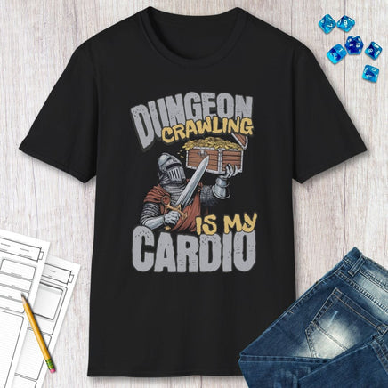 Funny D&D Shirt - Dungeon Crawling is My Cardio-GoblinSmith