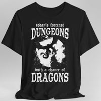 Funny D&D Weather Forecast Tshirt-GoblinSmith