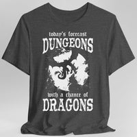 Funny D&D Weather Forecast Tshirt-GoblinSmith