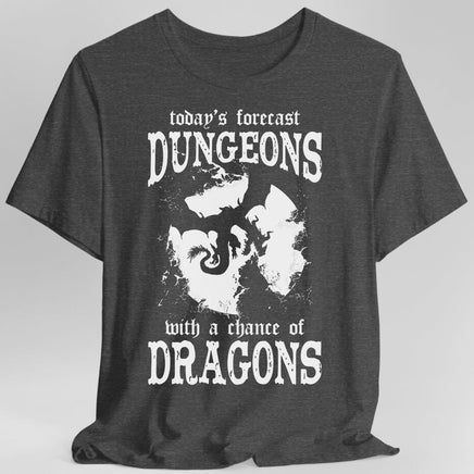 Funny D&D Weather Forecast Tshirt-GoblinSmith