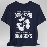 Funny D&D Weather Forecast Tshirt-GoblinSmith