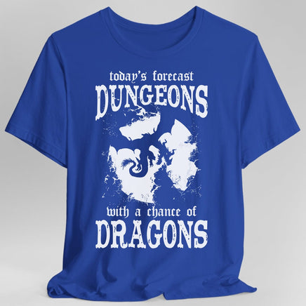 Funny D&D Weather Forecast Tshirt-GoblinSmith